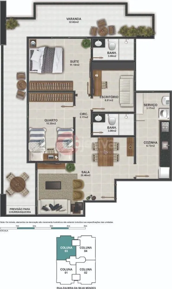Apartamento, 2 quartos, 105 m² - Foto 7