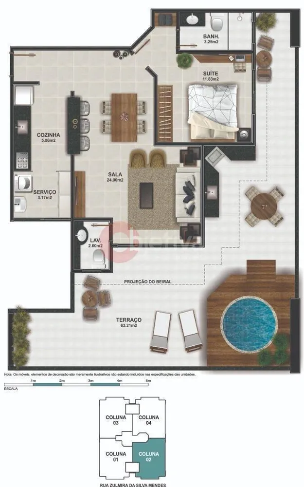 Apartamento, 2 quartos, 105 m² - Foto 13