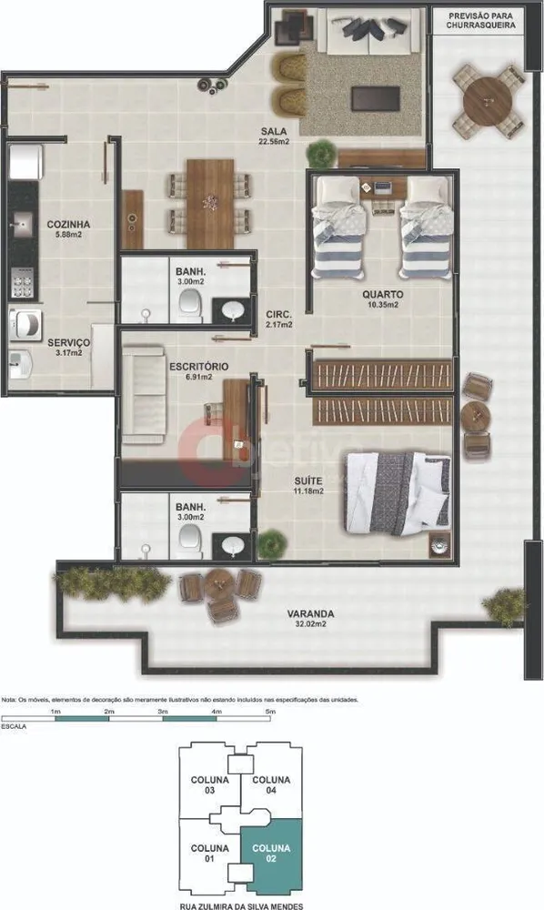 Apartamento, 2 quartos, 105 m² - Foto 12
