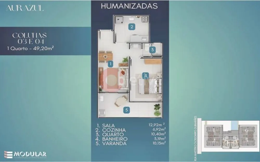 Apartamento, 1 quarto, 49 m² - Foto 15