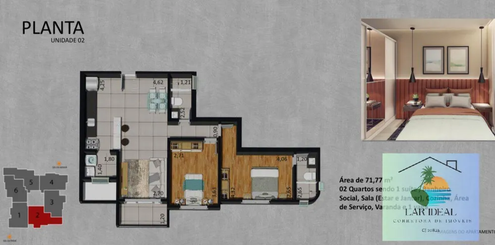 Apartamento, 2 quartos, 71 m² - Foto 17