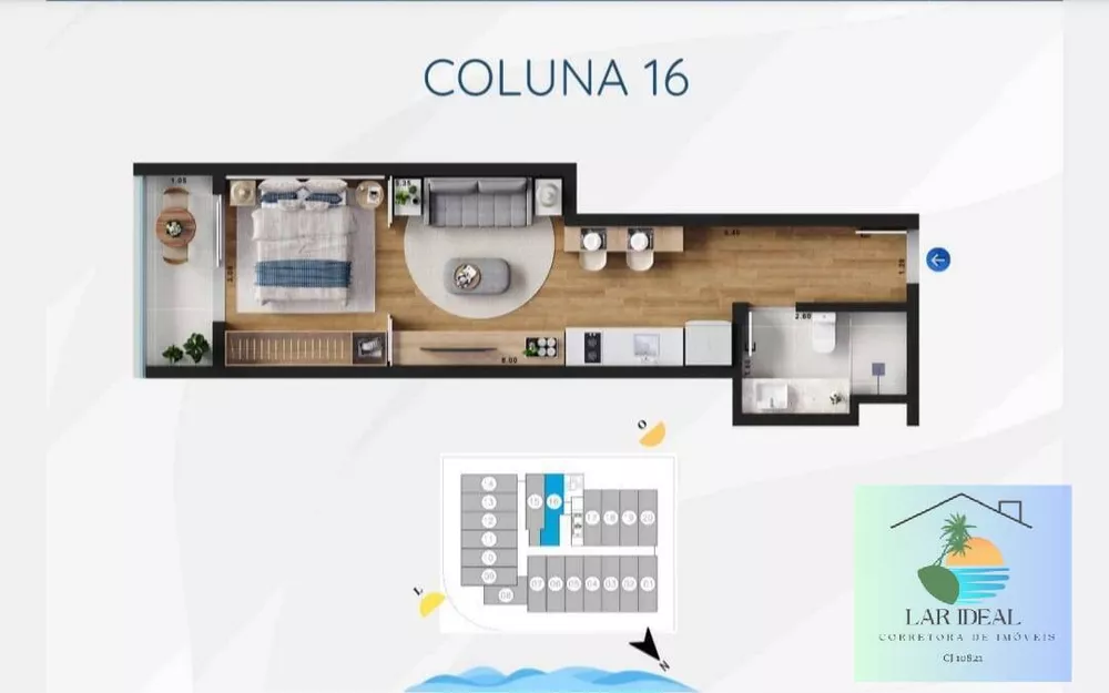 Apartamento, 1 quarto, 37 m² - Foto 21