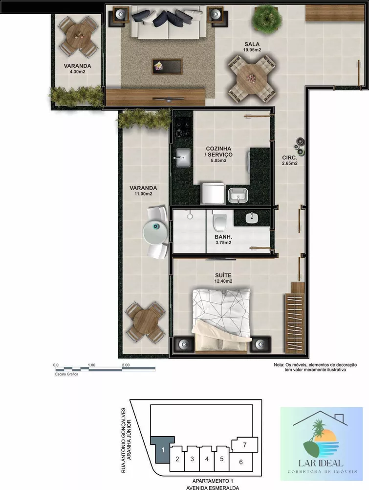 Apartamento, 1 quarto - Foto 25