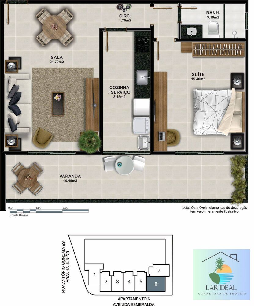 Apartamento, 1 quarto - Foto 29