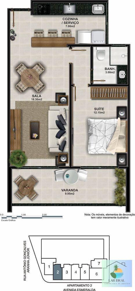 Apartamento, 1 quarto - Foto 26