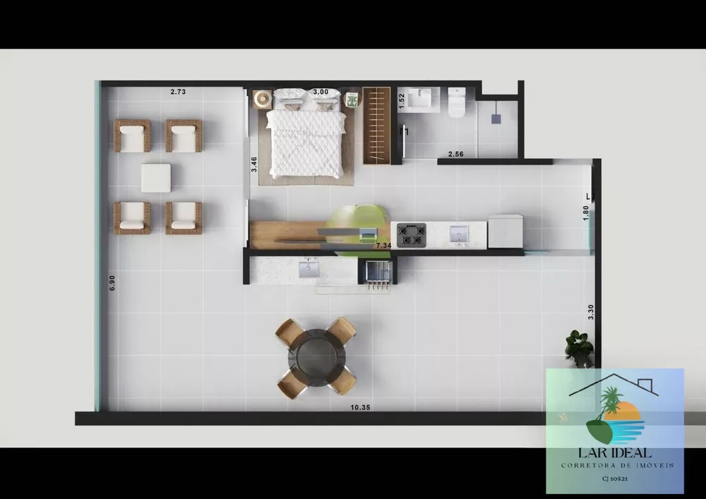 Flat/Apart Hotel, 1 quarto, 29 m² - Foto 7