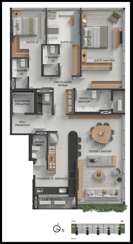 Apartamento, 3 quartos, 134 m² - Foto 25