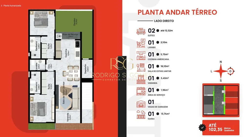 Apartamento, 2 quartos, 82 m² - Foto 2