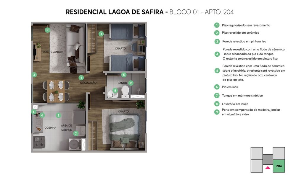 Apartamento à venda com 2 quartos, 41m² - Foto 13