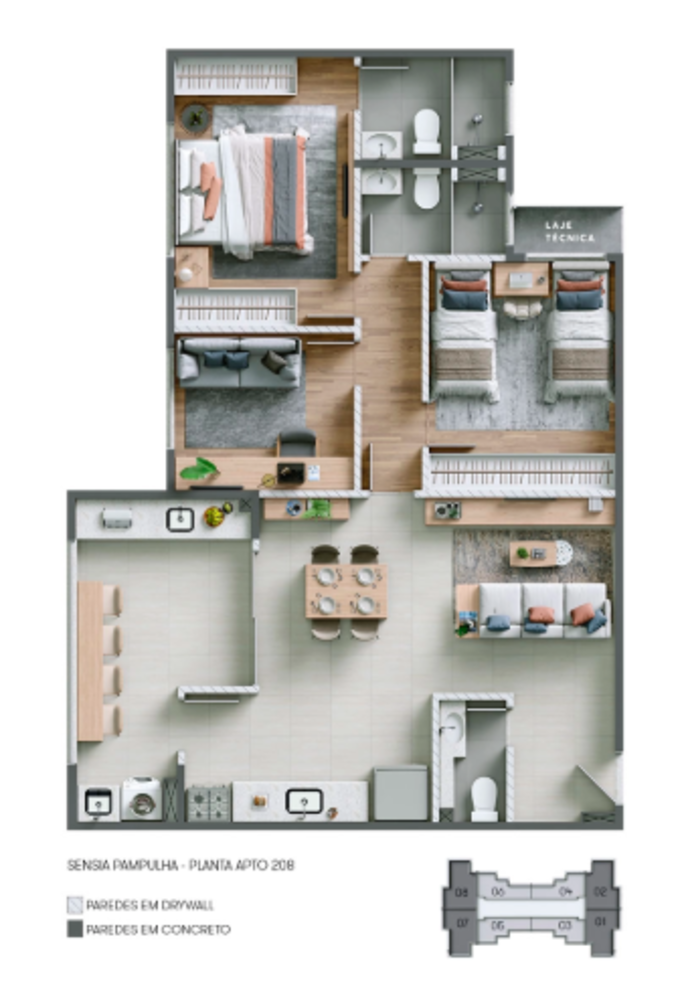 Apartamento à venda com 2 quartos, 63m² - Foto 30