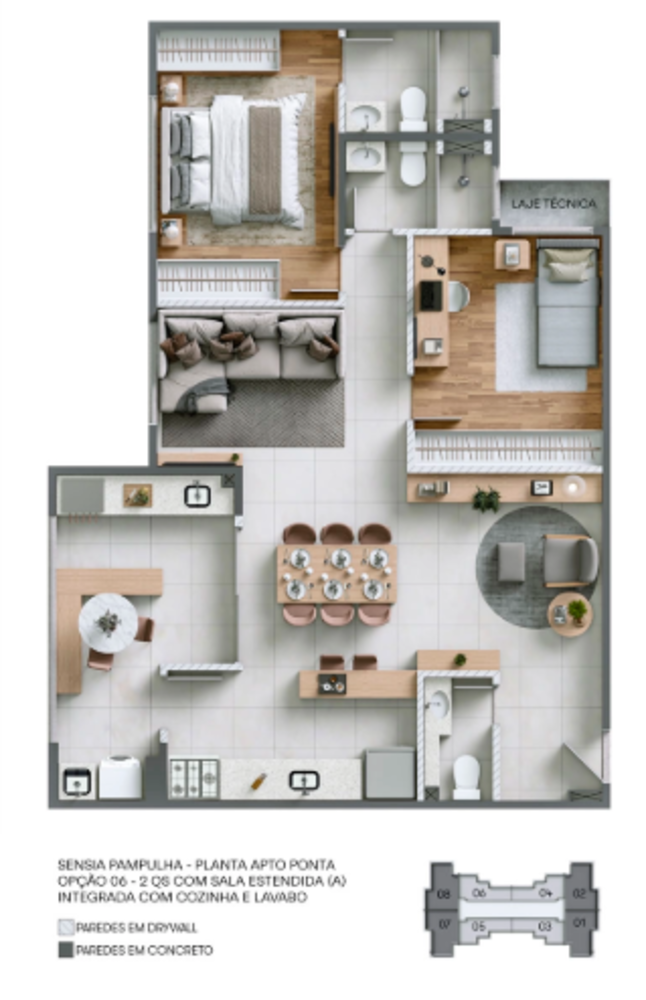 Apartamento à venda com 2 quartos, 63m² - Foto 22