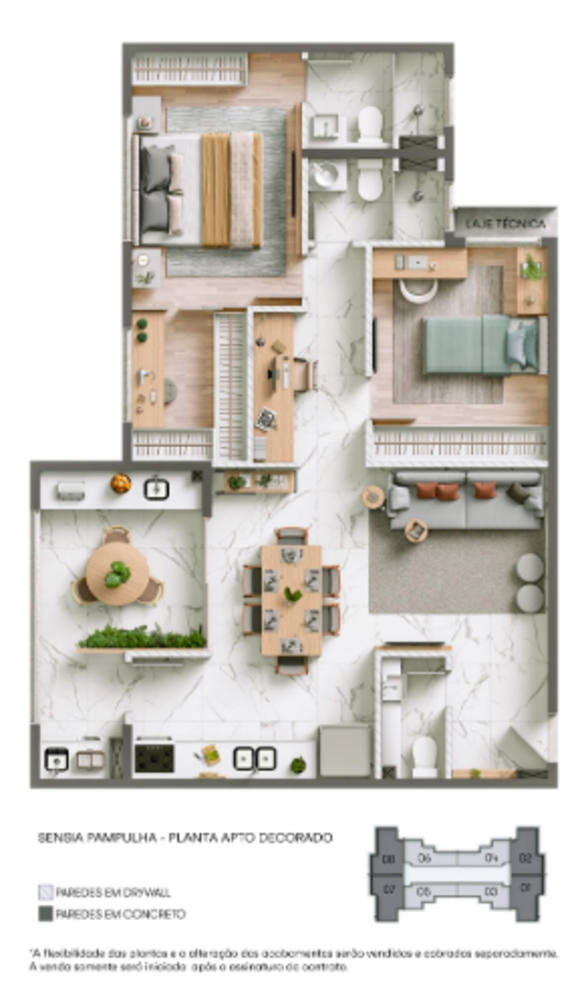 Apartamento à venda com 2 quartos, 63m² - Foto 26