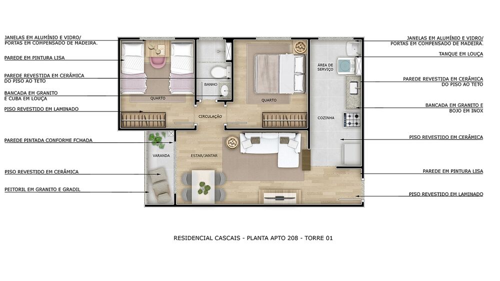 Apartamento à venda com 2 quartos, 42m² - Foto 16