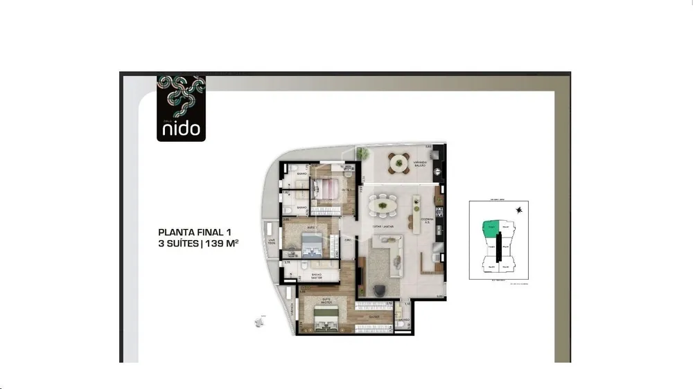 Apartamento, 3 quartos, 139 m² - Foto 12