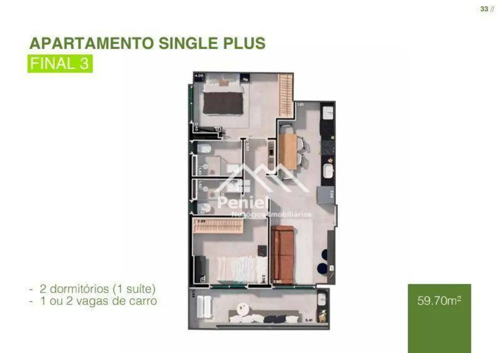 Apartamento, 2 quartos, 59 m² - Foto 5