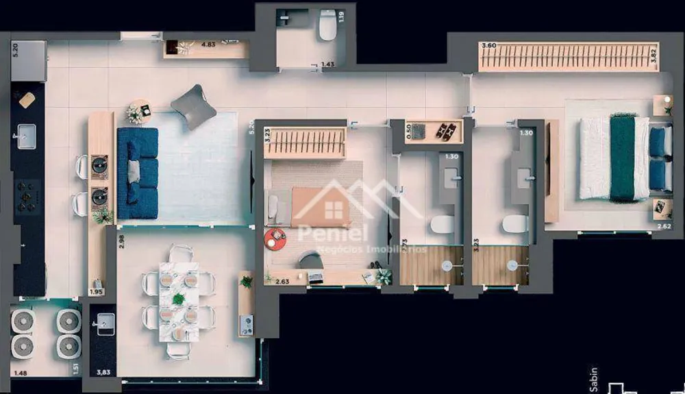 Apartamento, 2 quartos, 80 m² - Foto 6