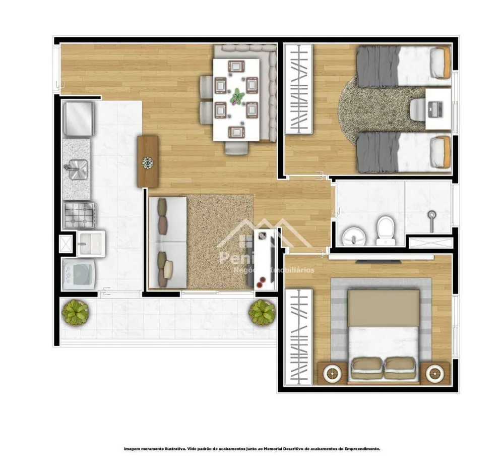 Apartamento, 1 quarto, 49 m² - Foto 14