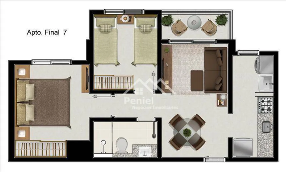 Apartamento, 2 quartos, 47 m² - Foto 6