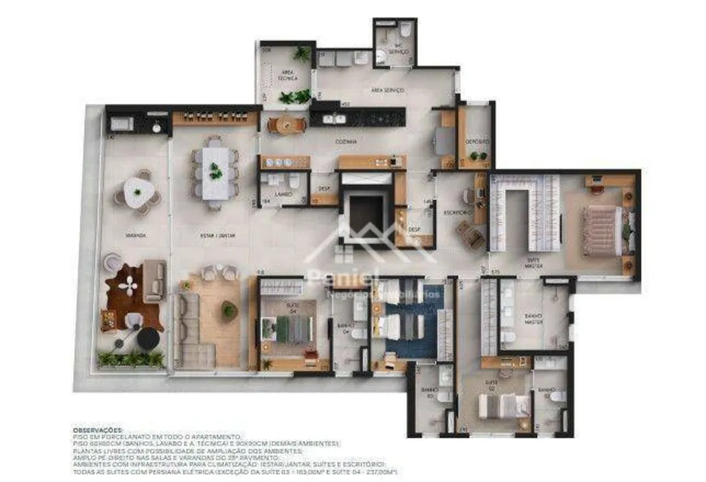 Apartamento, 4 quartos, 237 m² - Foto 3