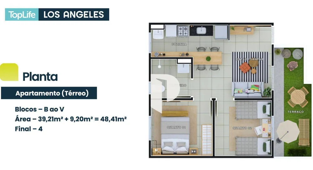 Apartamento, 2 quartos, 40 m² - Foto 12