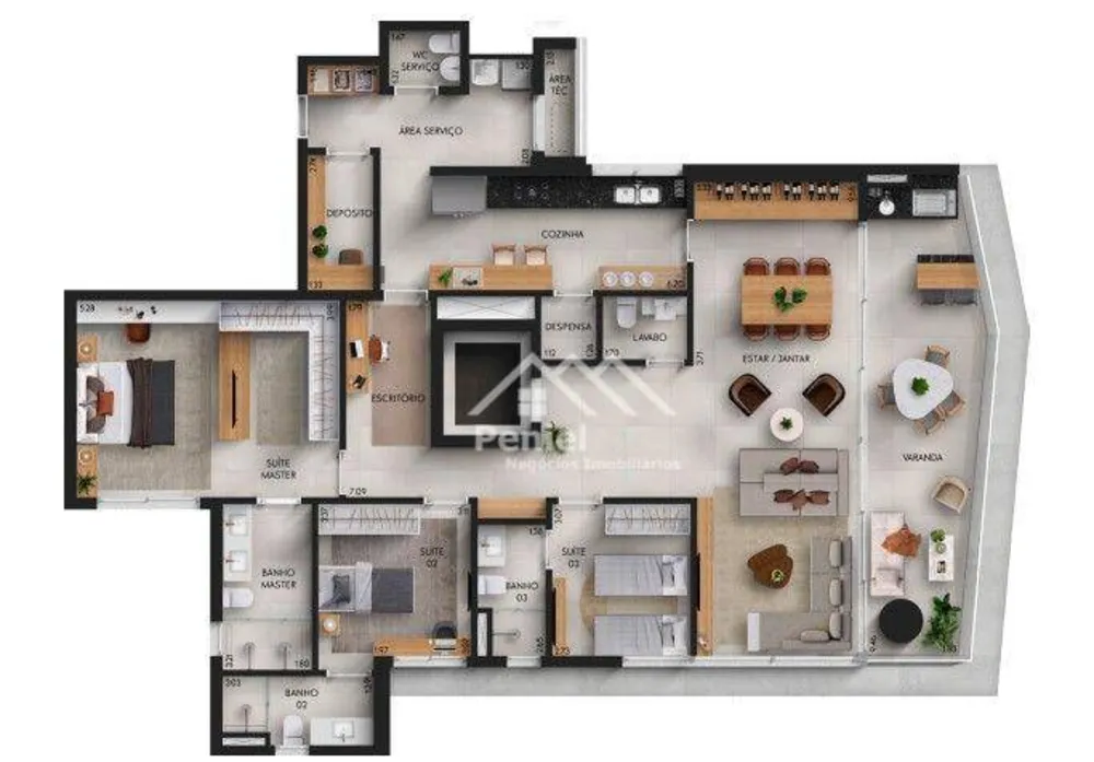 Apartamento, 3 quartos, 183 m² - Foto 8