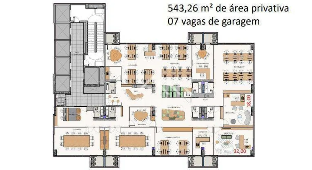 Sala-Conjunto, 551 m² - Foto 1