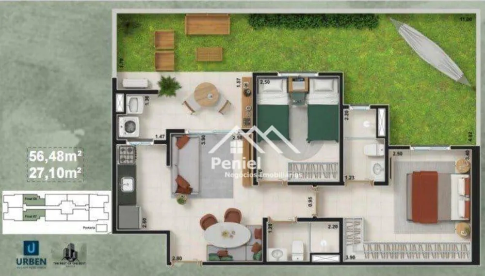 Apartamento, 2 quartos, 56 m² - Foto 5