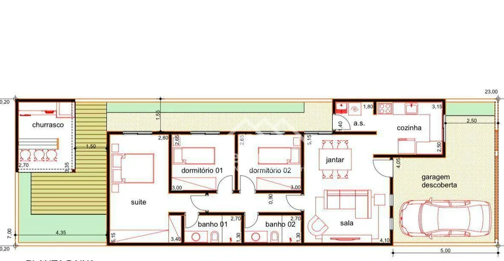 Casa, 3 quartos, 96 m² - Foto 5