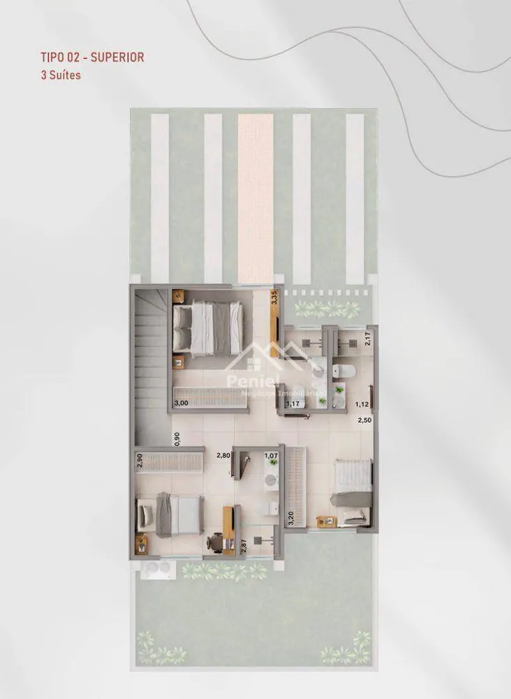 Sobrado, 3 quartos, 112 m² - Foto 3