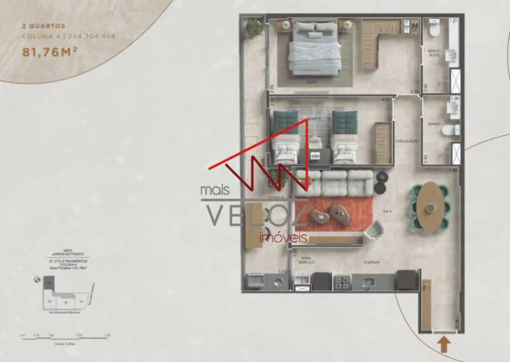 Apartamento, 2 quartos, 81 m² - Foto 18