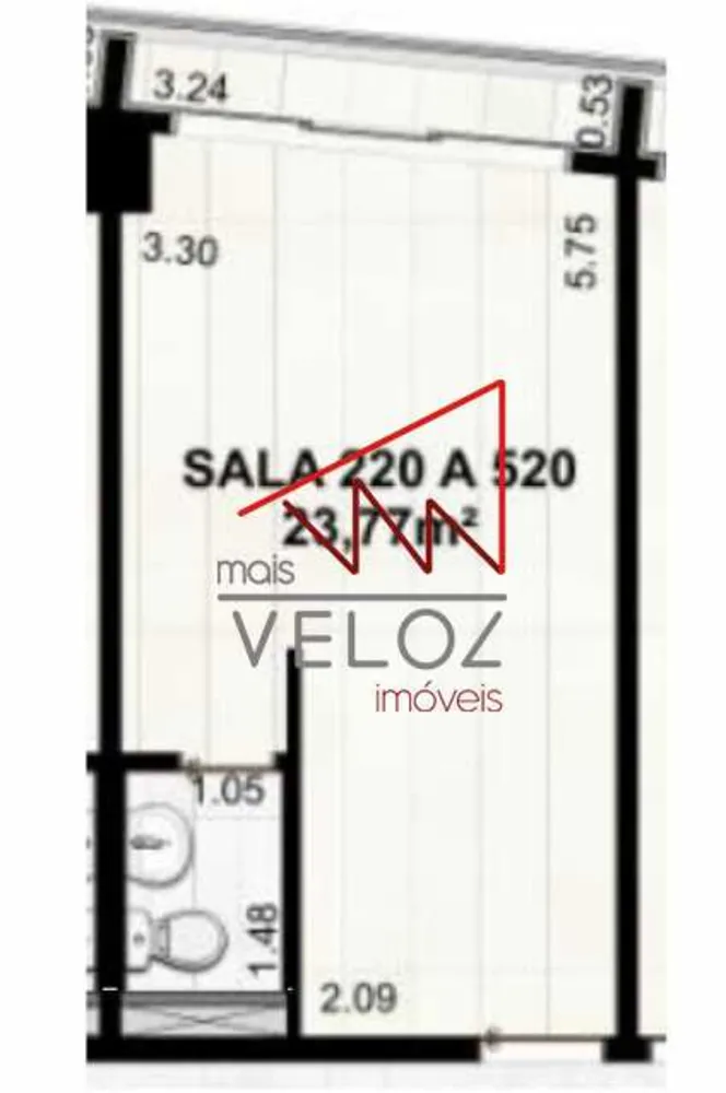 Sala-Conjunto, 23 m² - Foto 3