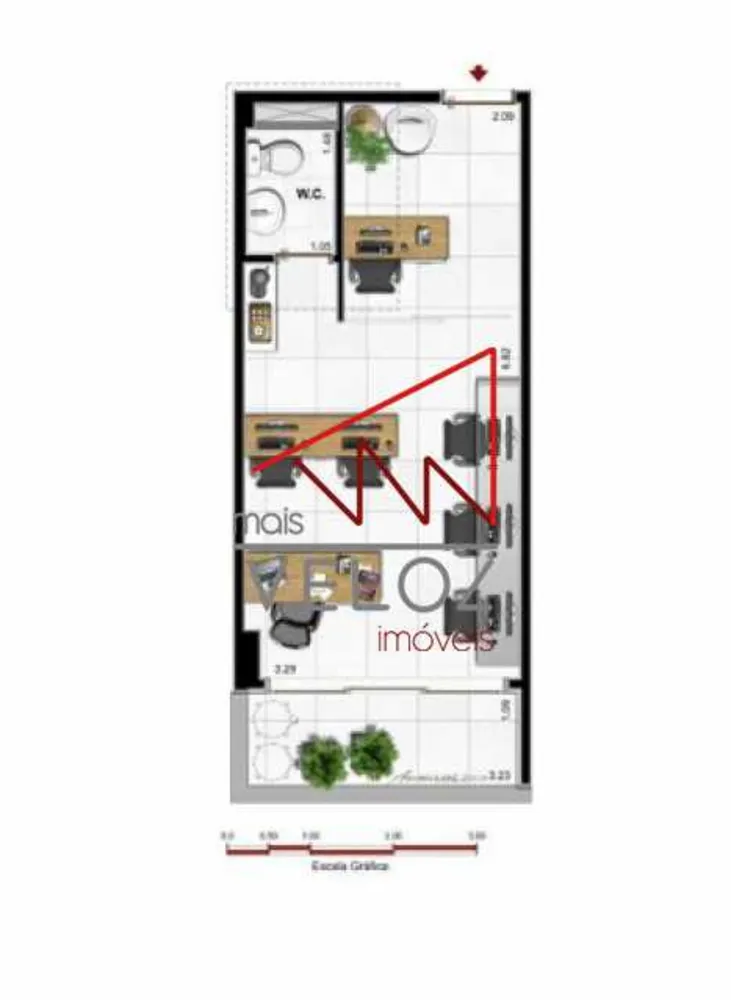 Sala-Conjunto, 23 m² - Foto 4