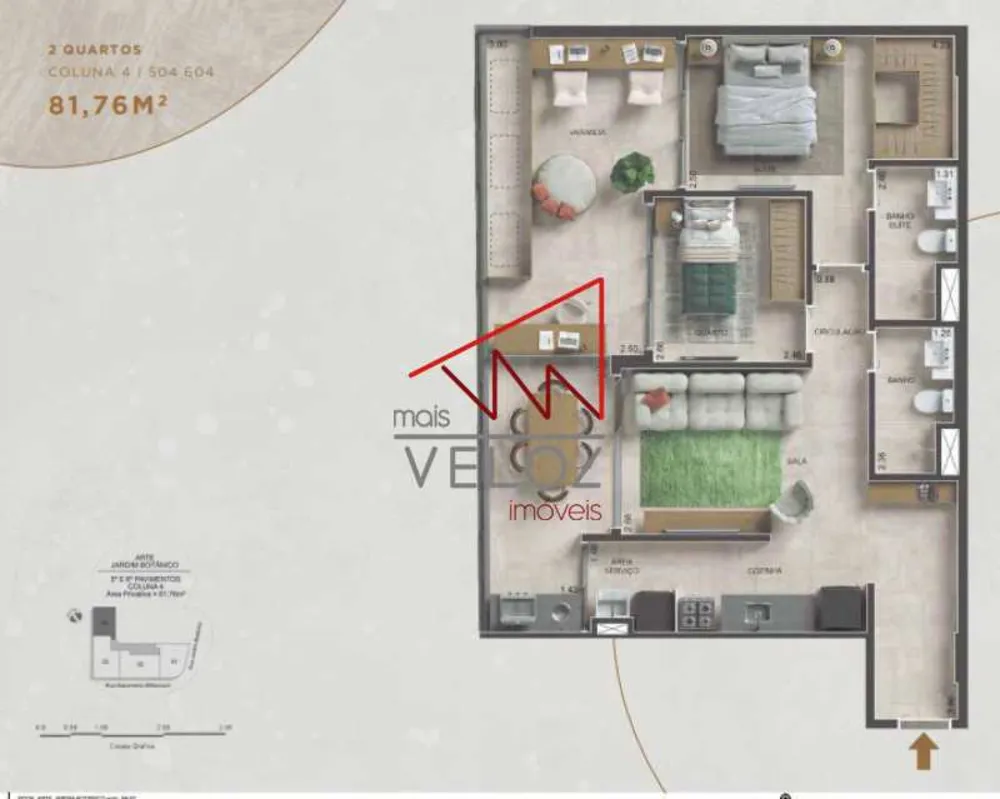 Apartamento, 2 quartos, 81 m² - Foto 18
