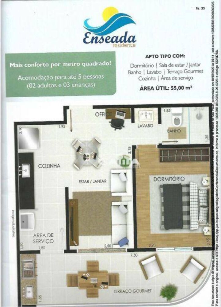 Apartamento, 1 quarto, 55 m² - Foto 4