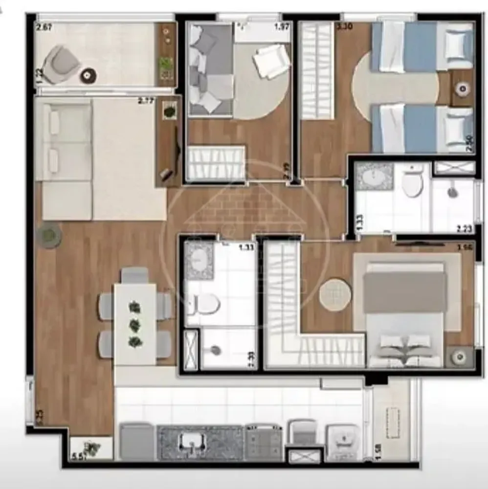 Apartamento, 3 quartos, 72 m² - Foto 16