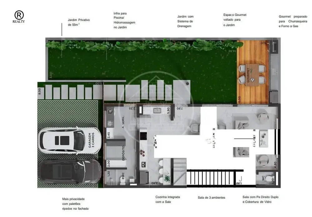 Sobrado, 4 quartos, 320 m² - Foto 7