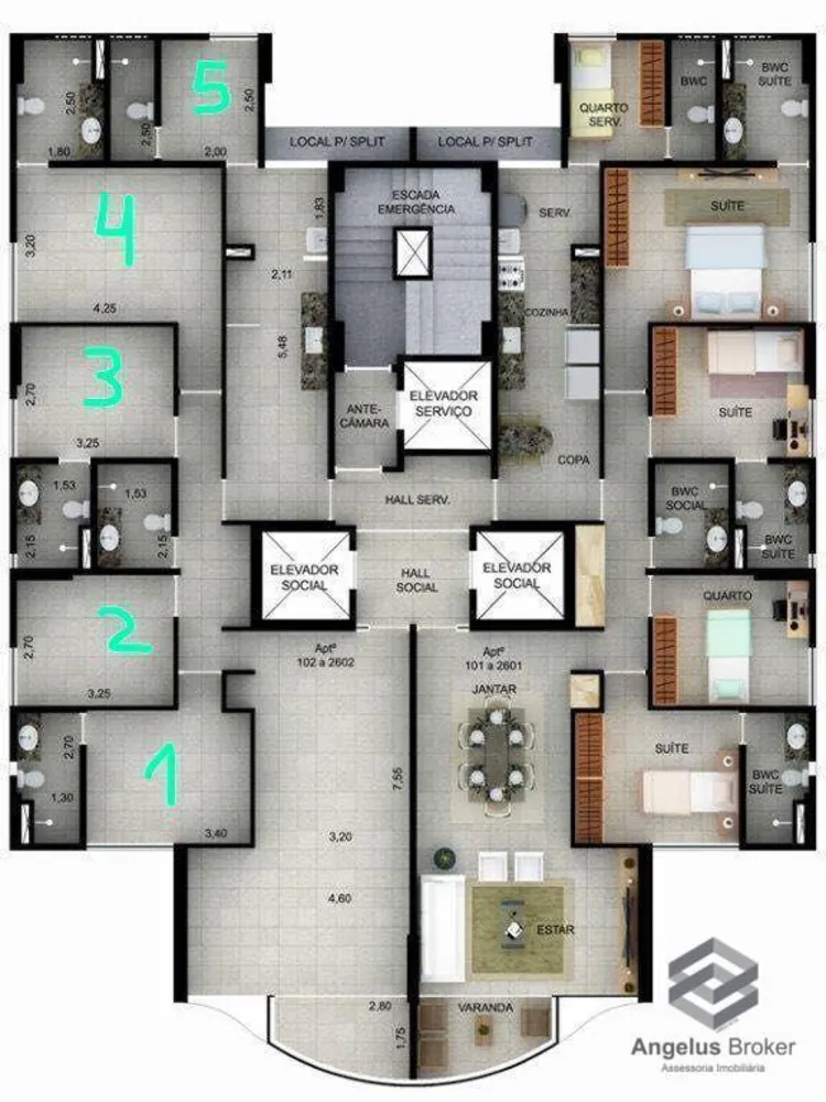 Apartamento, 4 quartos, 135 m² - Foto 4