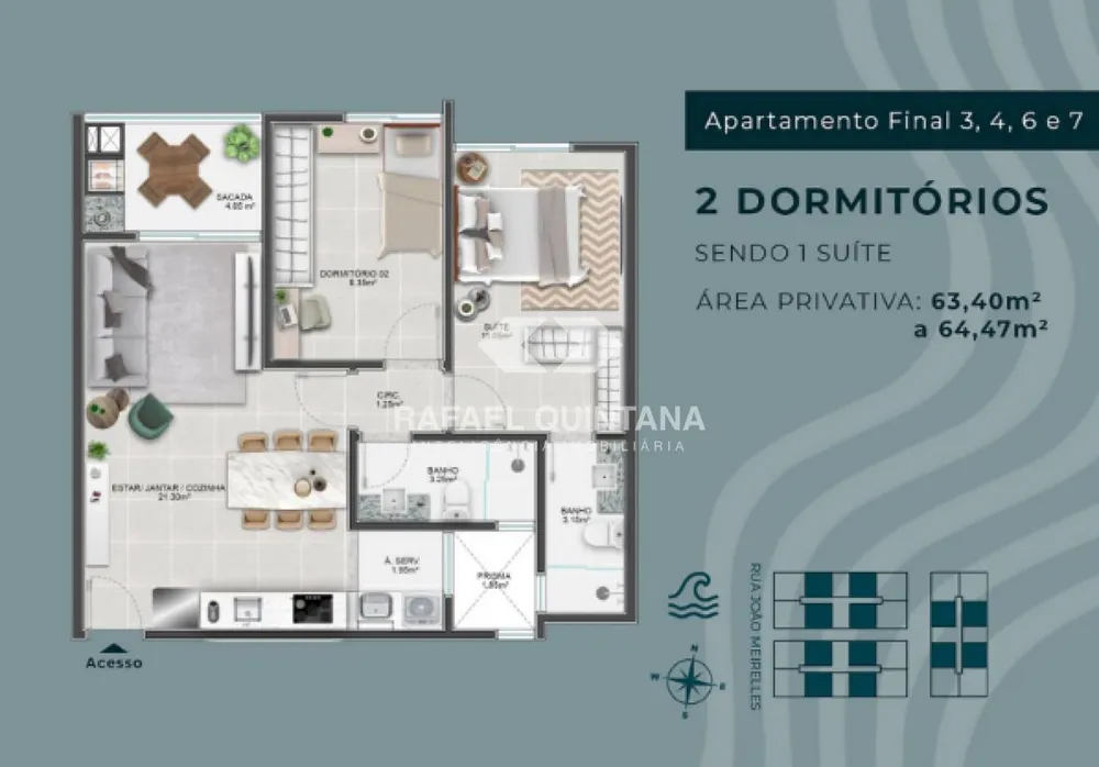 Apartamento, 1 quarto, 63 m² - Foto 5