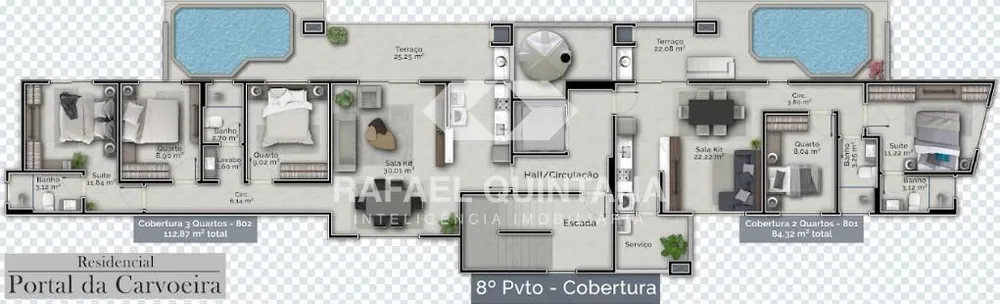 Apartamento, 2 quartos, 34 m² - Foto 1