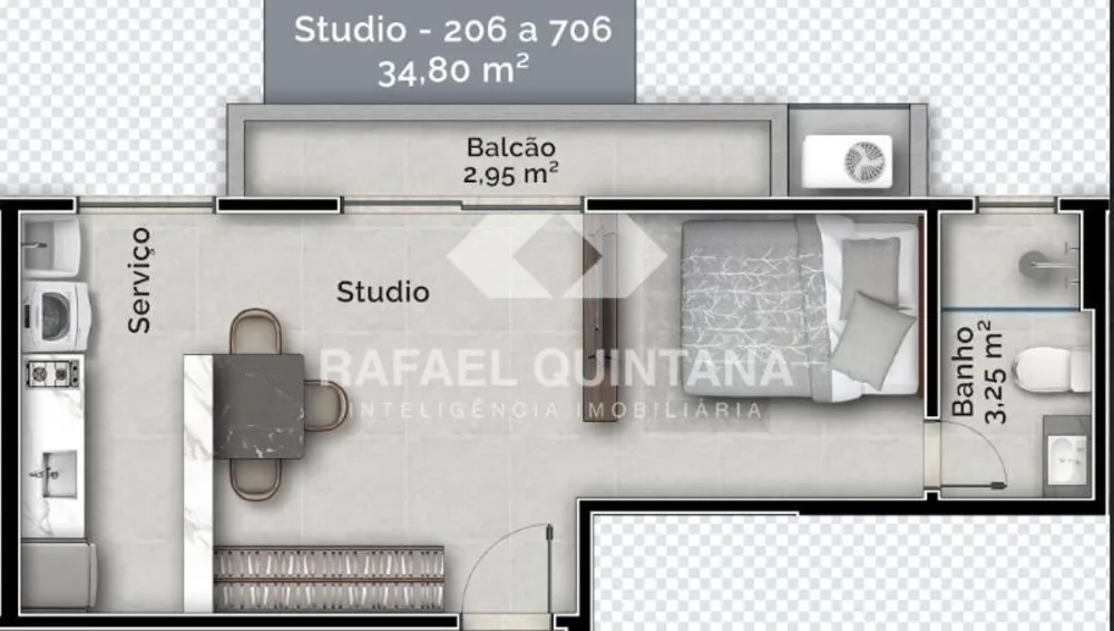 Apartamento, 2 quartos, 34 m² - Foto 15