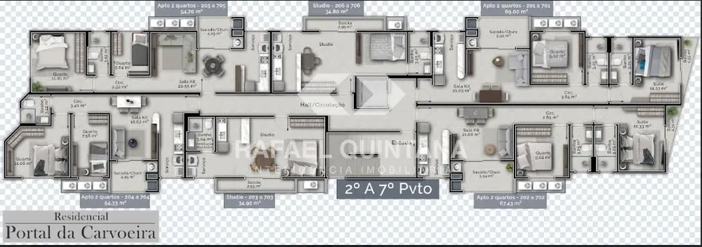 Apartamento, 2 quartos, 34 m² - Foto 8
