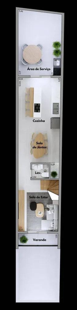 Sobrado, 3 quartos, 160 m² - Foto 11
