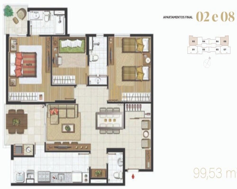 Apartamento à venda com 3 quartos, 90m² - Foto 5