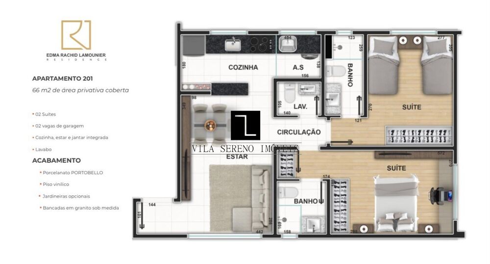Cobertura, 2 quartos, 132 m² - Foto 2