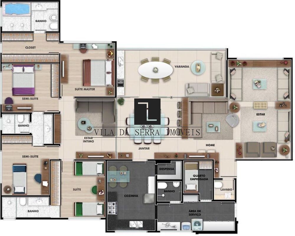 Apartamento à venda com 4 quartos, 216m² - Foto 22