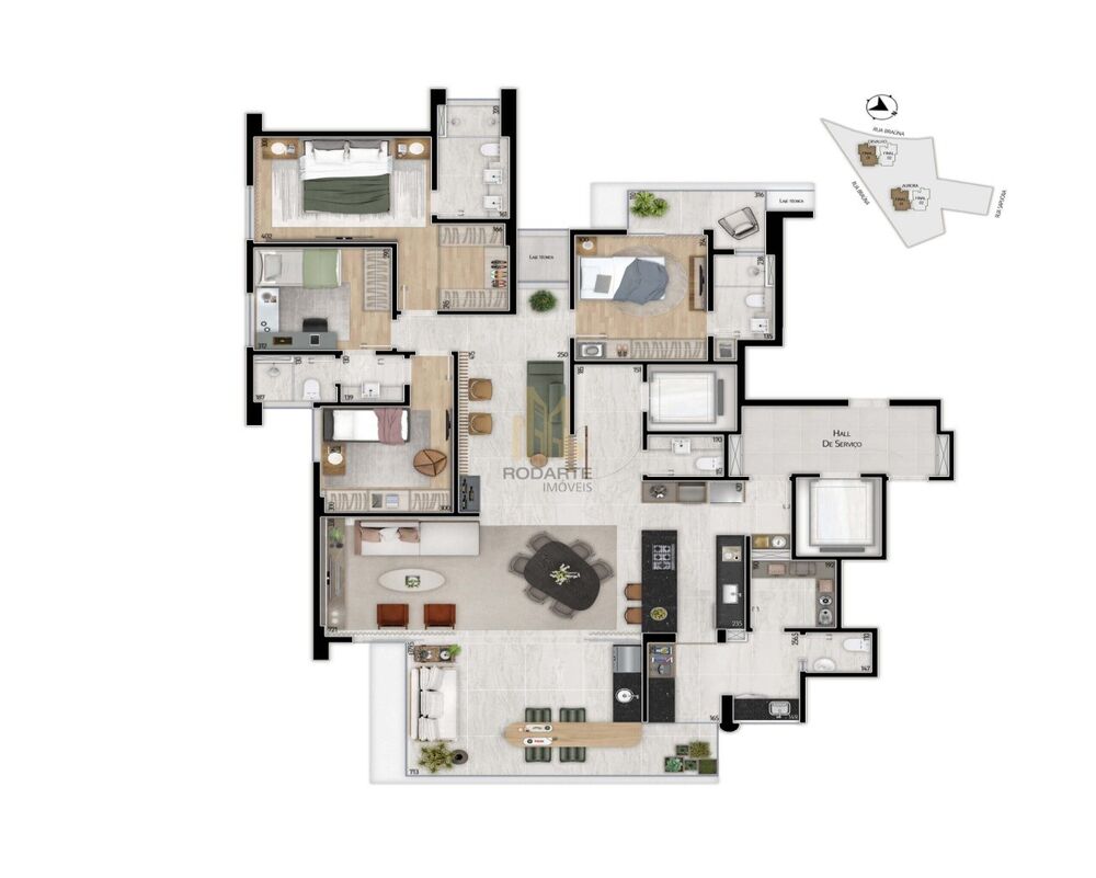 Apartamento, 4 quartos, 188 m² - Foto 4