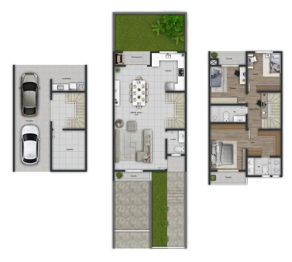 Sobrado, 3 quartos, 248 m² - Foto 3