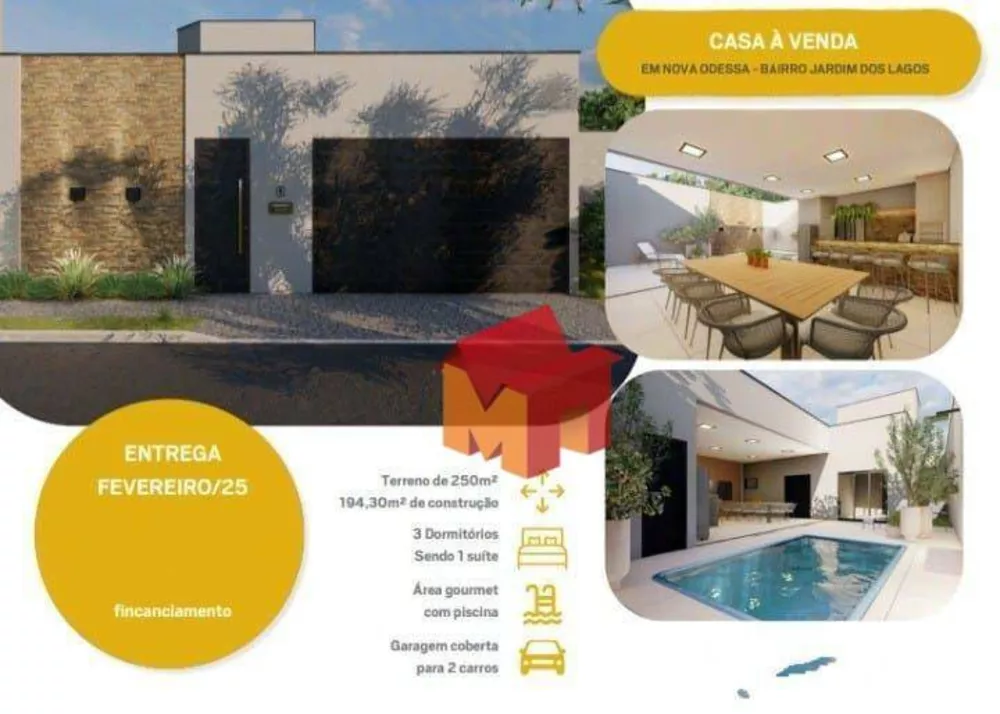 Casa à venda com 3 quartos, 194m² - Foto 2