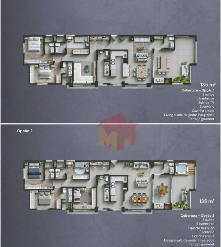 Cobertura, 3 quartos, 160 m² - Foto 14