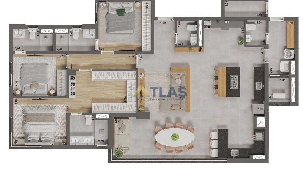 Apartamento, 4 quartos, 144 m² - Foto 12